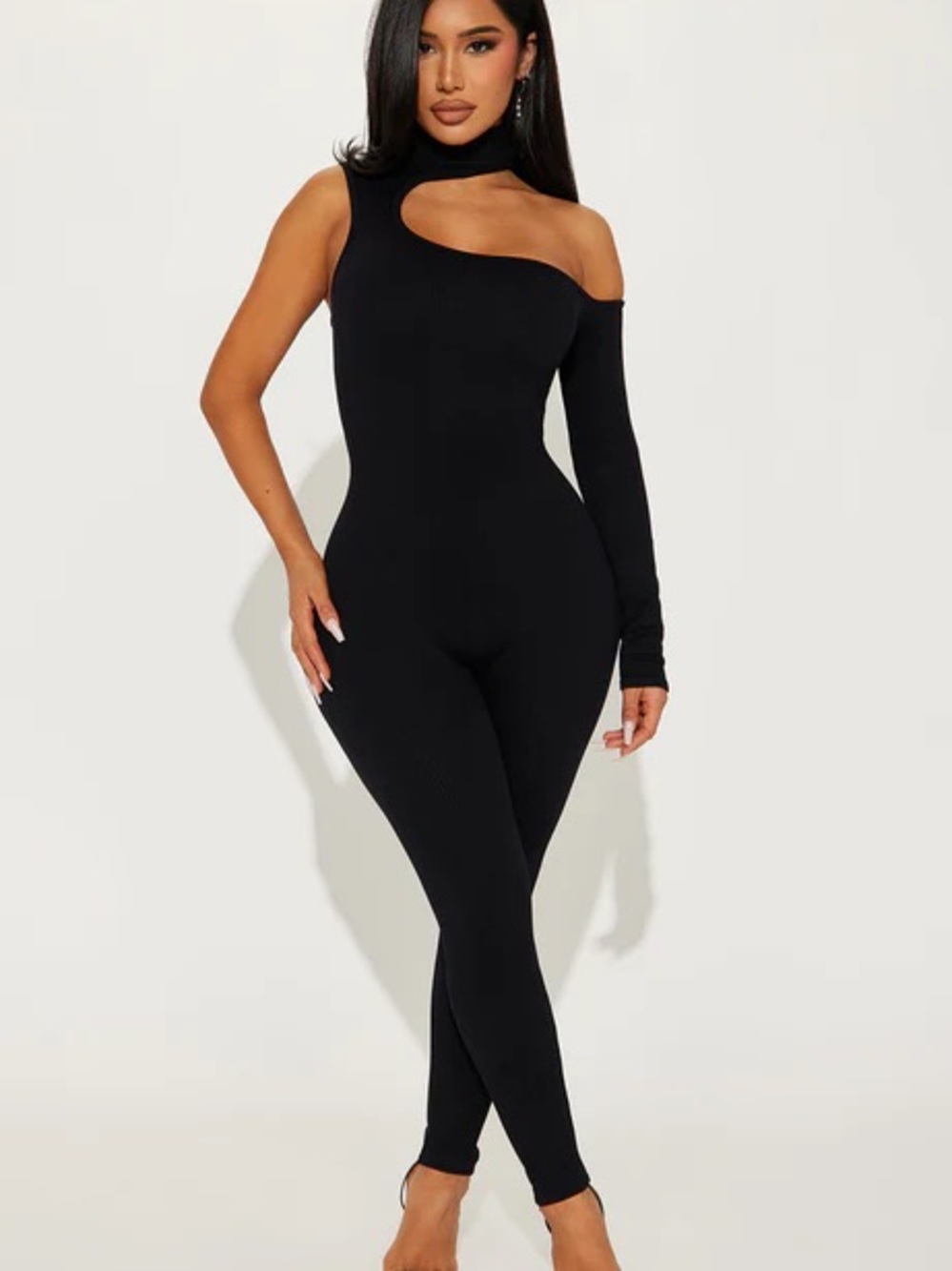Chosen One Seamless Jumpsuit - Black